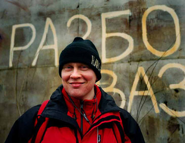 Teemu in St. Petersburg 2002